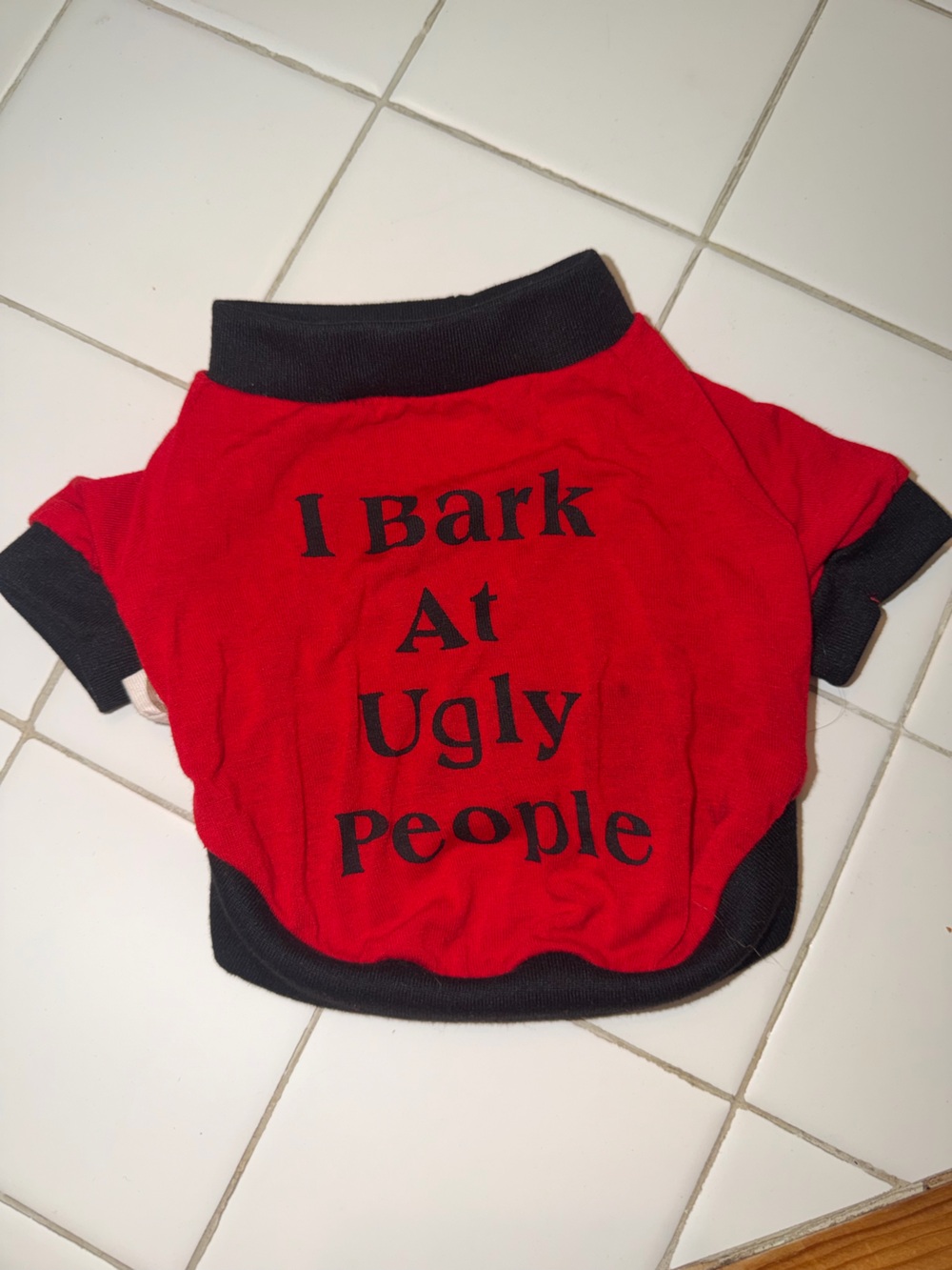 Pet I Bark At Ugly people Dog shirt cat humor funny holiday party travel sport